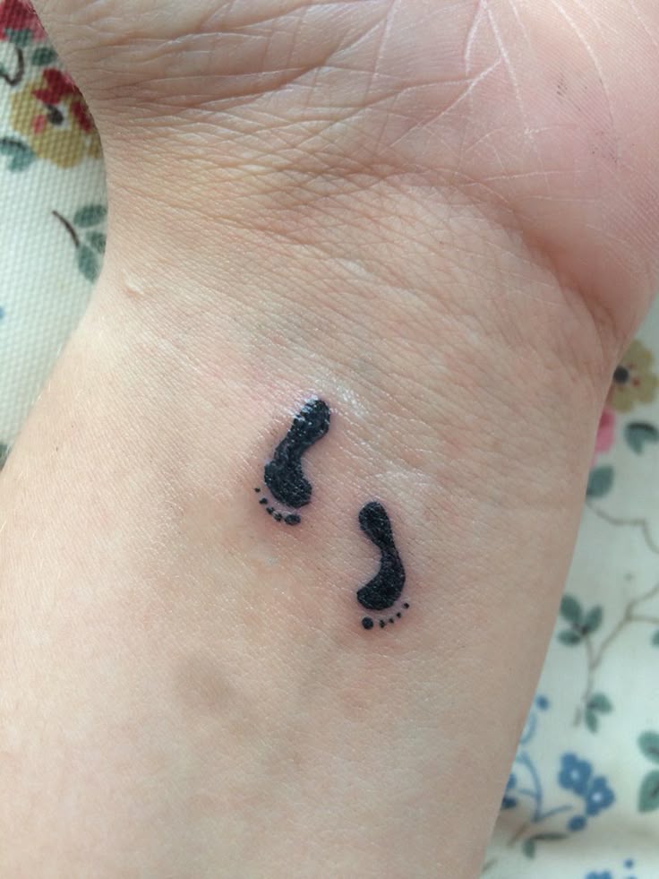 Tiny Footprints tattoo