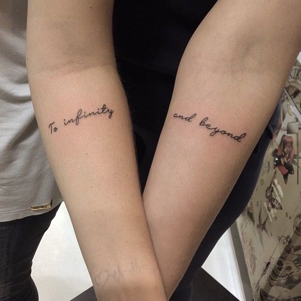 Shared Quote Fragment couple tattoo