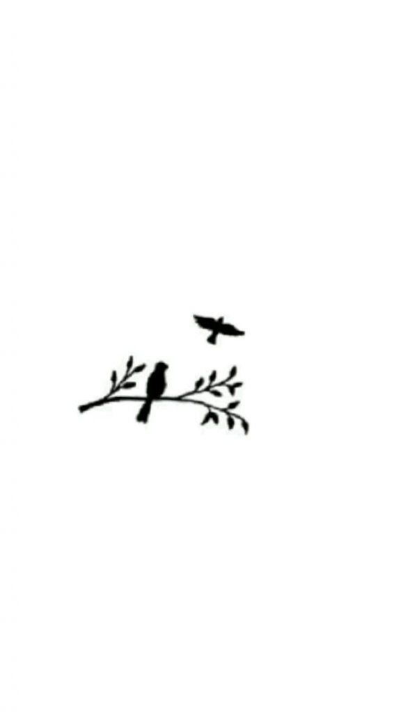 Branch with Two Buds tattoo