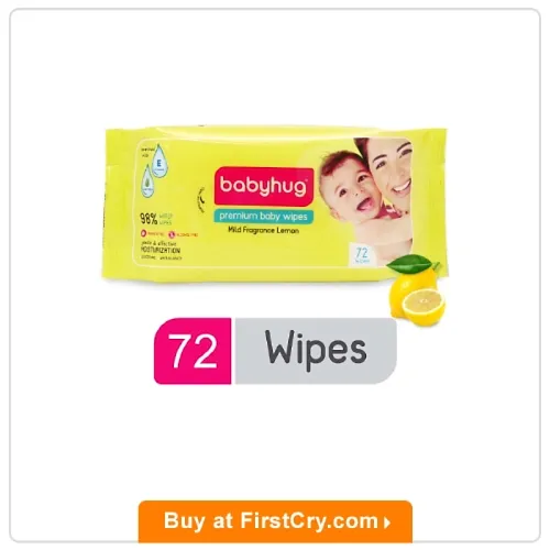 Babyhug Premium Lemon Wipes Babyhug Premium Lemon Wipes