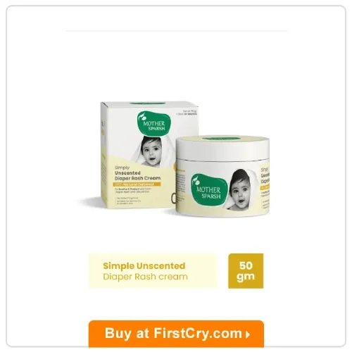 Mother Sparsh Simply Unscented Baby Diaper Rash Cream