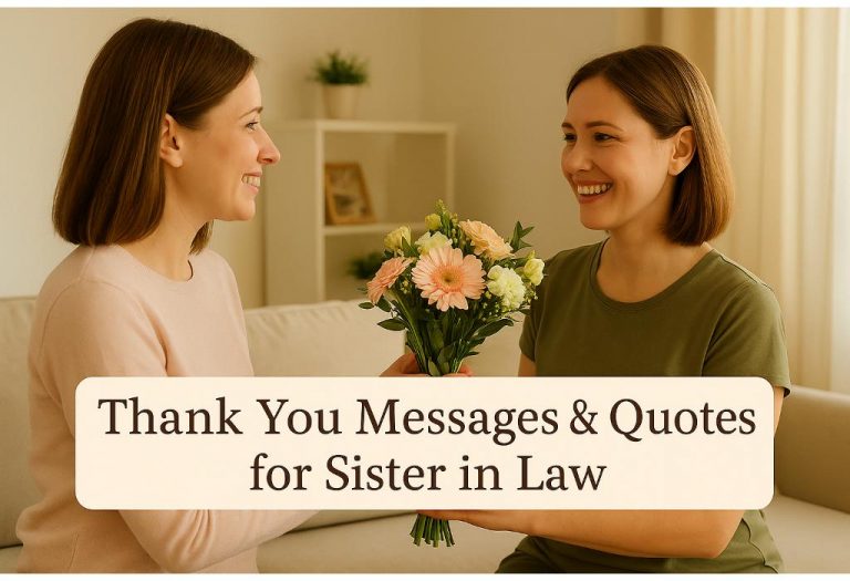 100+ Thank You Messages & Quotes for Sister-in-Law