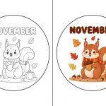 November Coloring Pages - Free Printable Sheets & Pictures