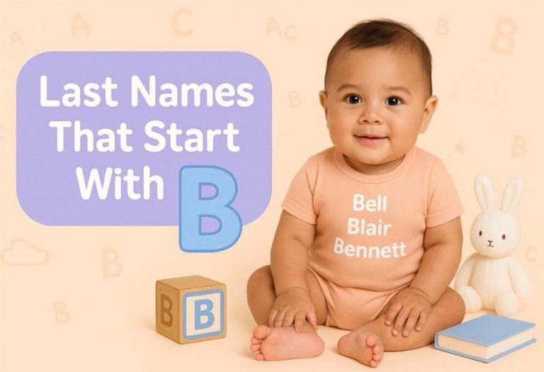 240+ Last Names That Start With B and Their Meanings