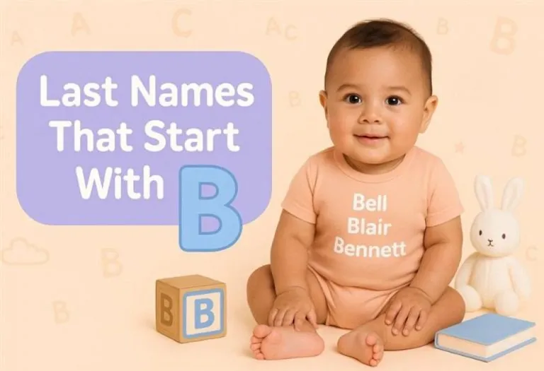 240+ Last Names That Start With B and Their Meanings