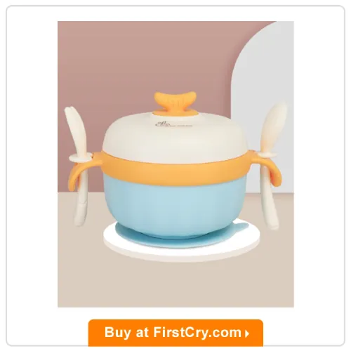 R for Rabbit Safe Feed Storage Baby Feeding Meal Bowl Set with Spoon R for Rabbit Safe Feed Storage Baby Feeding Meal Bowl Set with Spoon