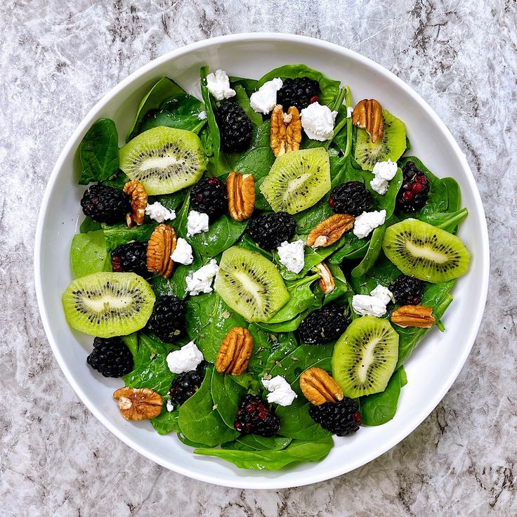 Kiwi Spinach Salad