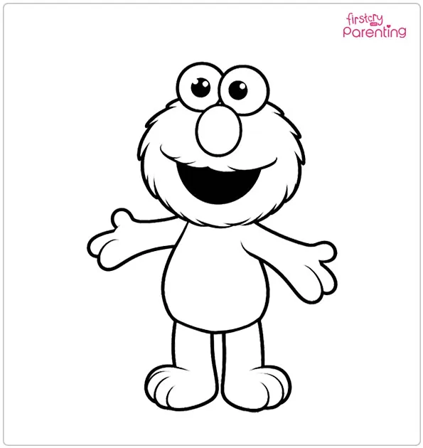 Baby Elmo Coloring Page Baby Elmo Coloring Page