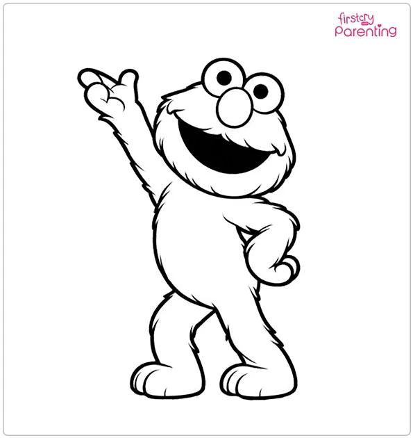 Dancing Elmo Coloring Page Dancing Elmo Coloring Page