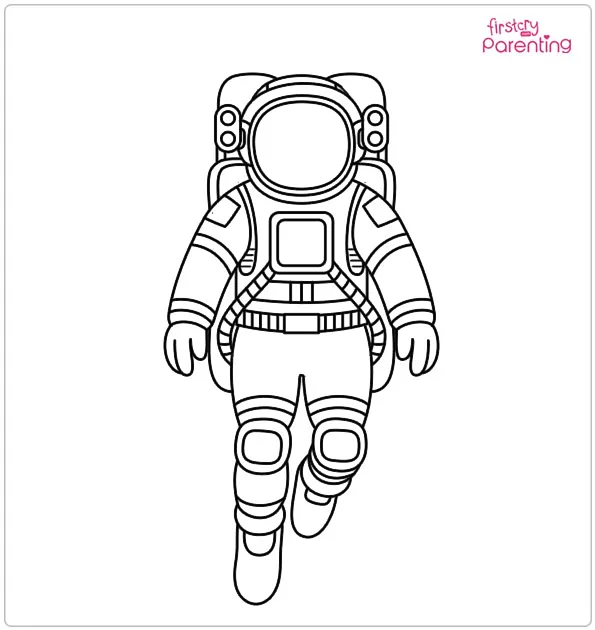 Astronaut Coloring Page