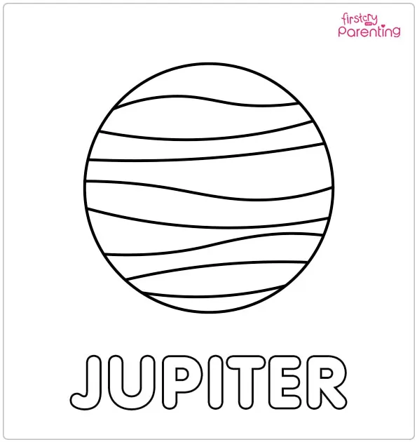 Jupiter Coloring Page