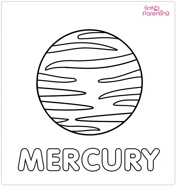 Mercury Coloring Page