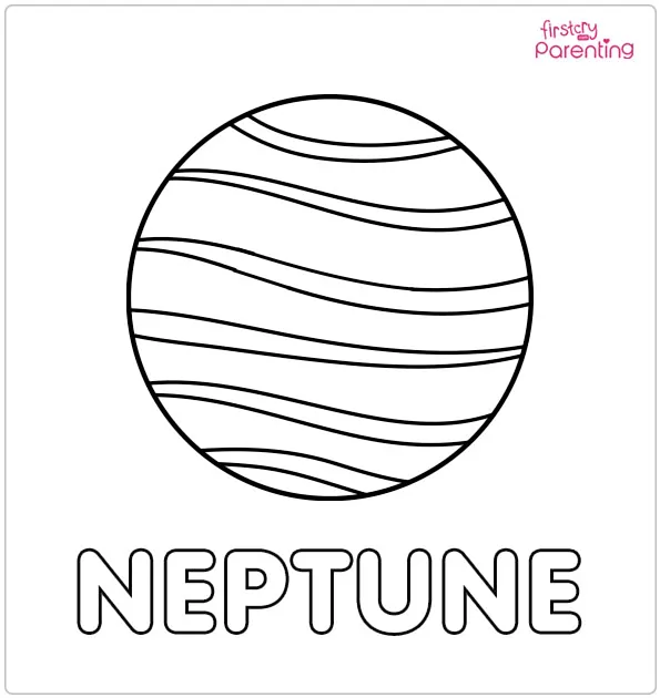 Neptune Coloring Page