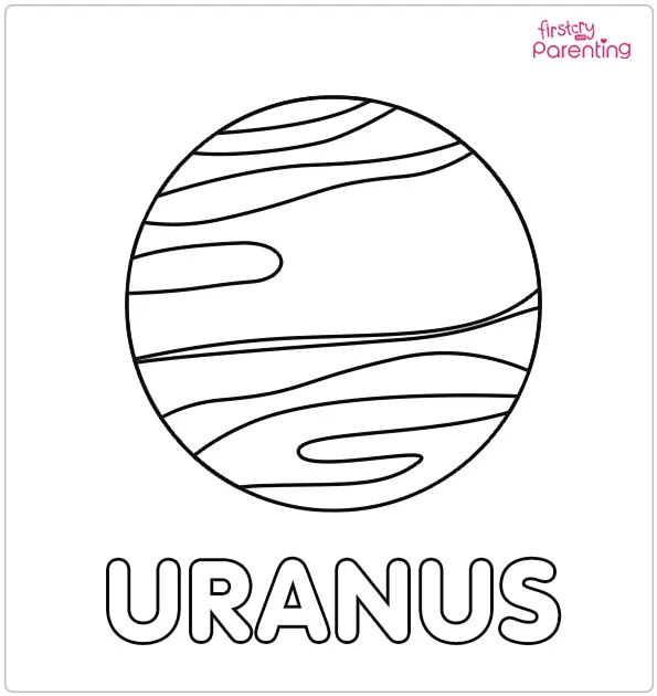 Uranus Coloring Page