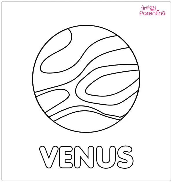 Venus Coloring Page