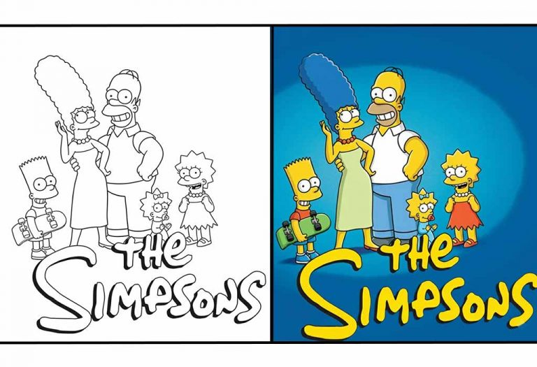 Simpsons Coloring Pages (Free Printable Sheets & Pictures)