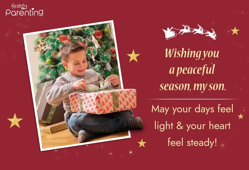 Heartfelt Christmas Wishes & Messages for Son Heartfelt Christmas Wishes & Messages for Son