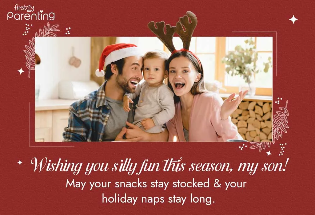 Funny Christmas Wishes & Messages to Son Funny Christmas Wishes & Messages to Son