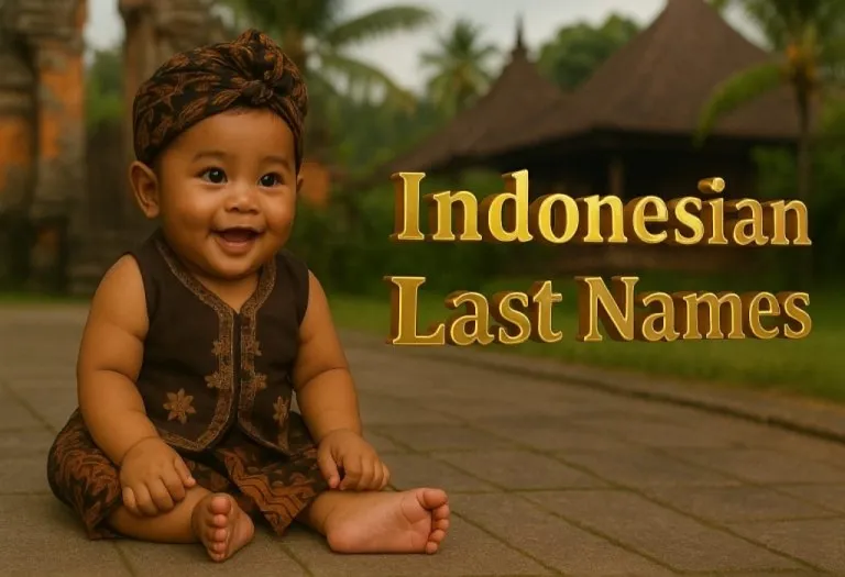 150 Indonesian Last Names With Meanings