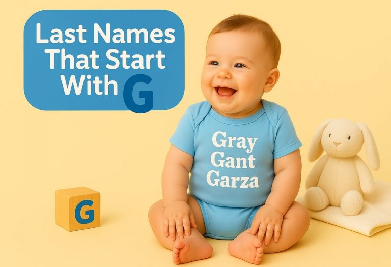 250+ Surnames or Last Names That Start With G