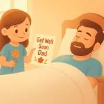 150+ Get Well Soon Wishes, Messages & Quotes for Dad