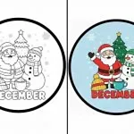 December Coloring Pages (Free Printable Winter & Holiday Sheets)