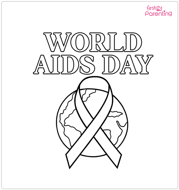 World AIDS Day Coloring Page