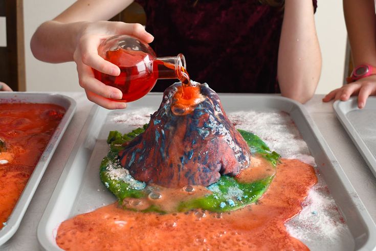 Playdough Volcano
