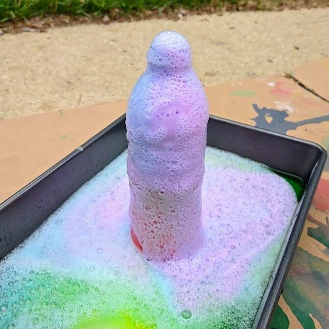 Mini Volcano Eruption