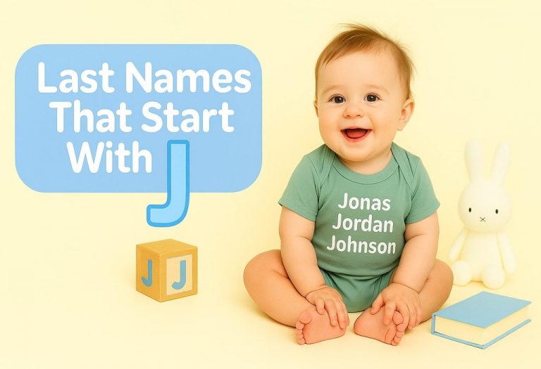250+ Last Names or Surnames That Start With J