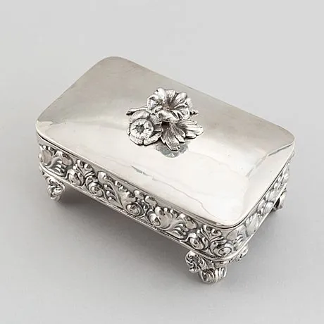 Silver Keepsake Box