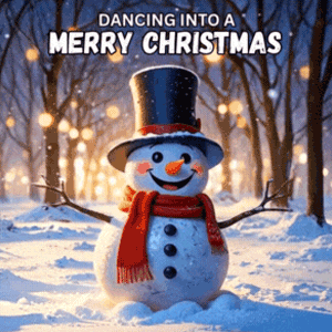Merry Christmas Snowmen Gif Merry Christmas Snowmen Gif