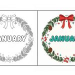 January Coloring Pages - Free Printable Sheets