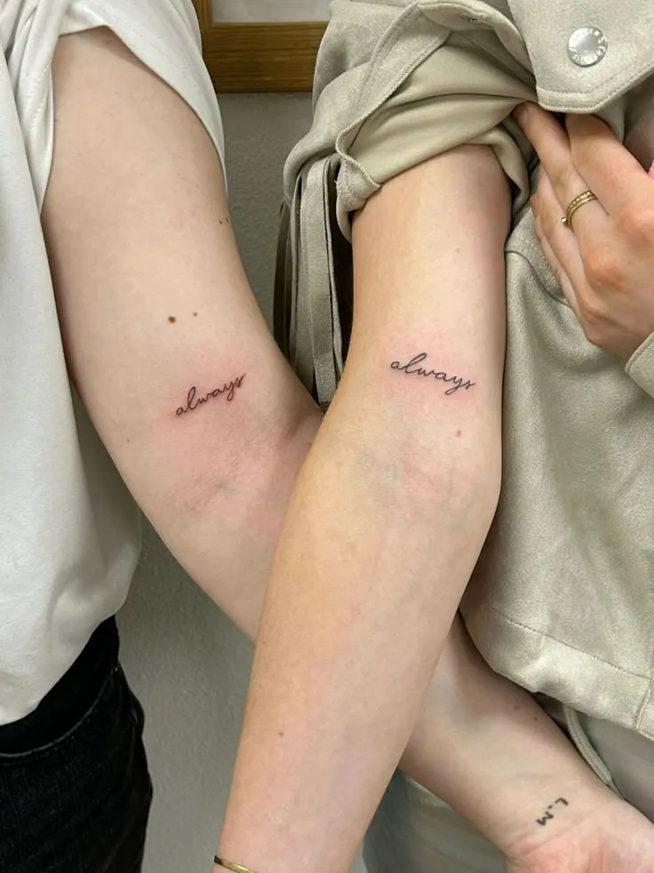 Always sibling tattoo