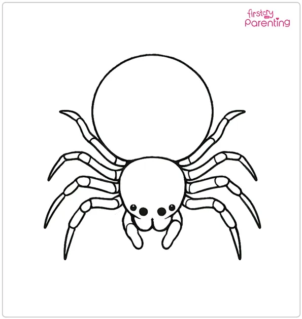 Baby Spider Coloring Page Baby Spider Coloring Page
