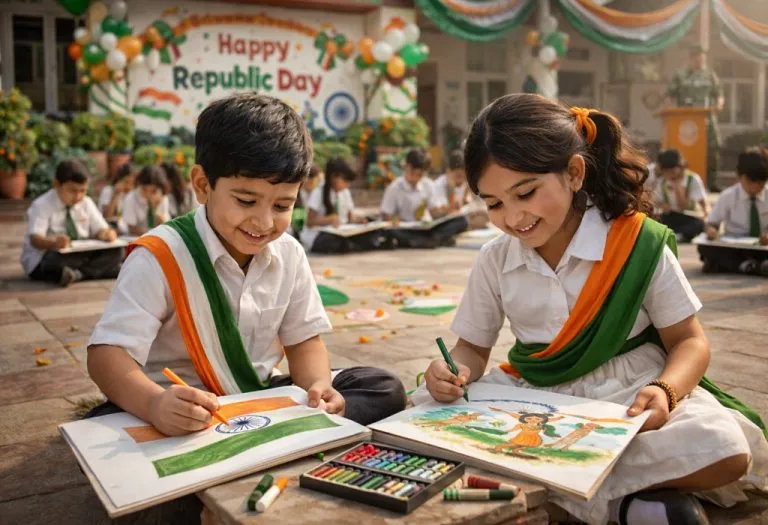 20 Easy & Creative Republic Day Drawing Ideas for Kids to Try in 2026