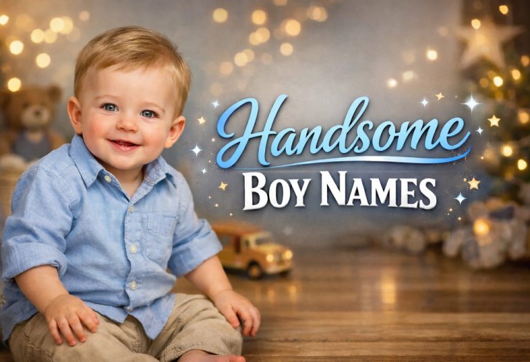 90+ Handsome Boy Names with Meanings