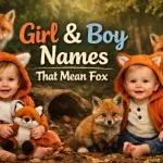 50 Baby Names That Mean Fox