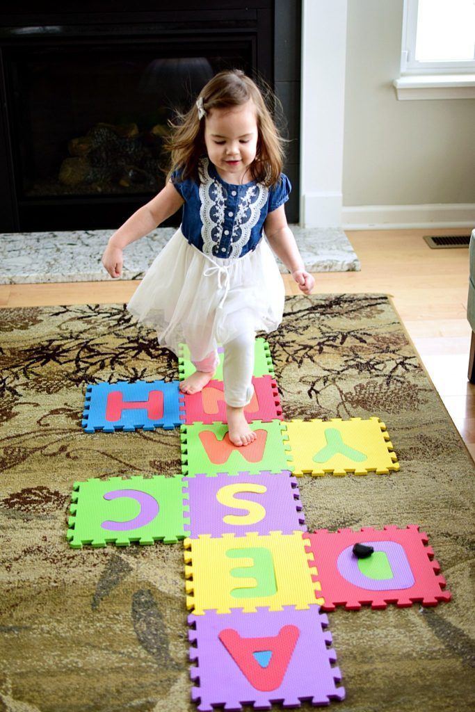 Hopscotch With Alphabets Hopscotch With Alphabets