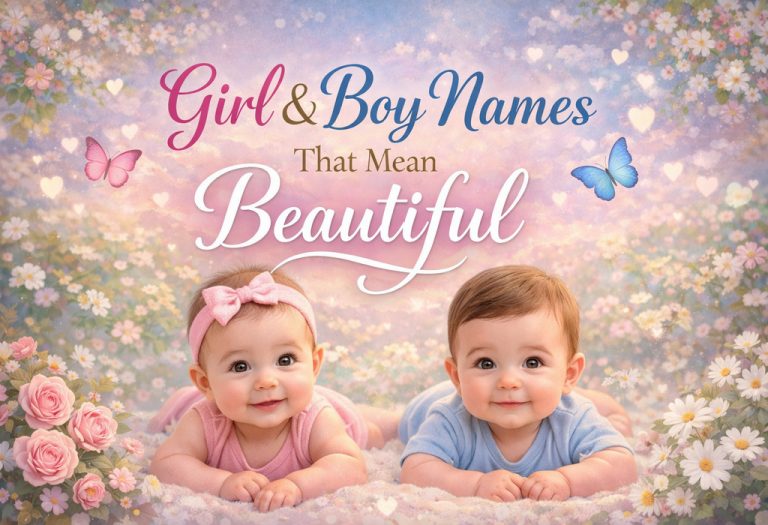 100 Boy and Girl Names That Mean Beautiful