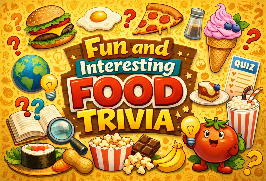 Humorous Food Trivia 100+ Fun and Interesting Food Trivia for Kids