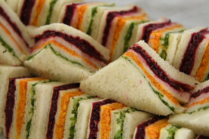 Rainbow Sandwiches