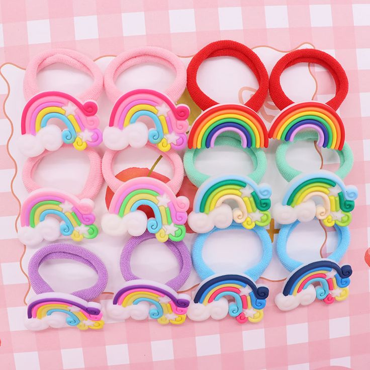 Rainbow Hair Accessories or Bands