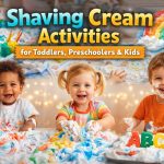 20+ Shaving Cream Activities for Toddlers, Preschoolers, & Kids