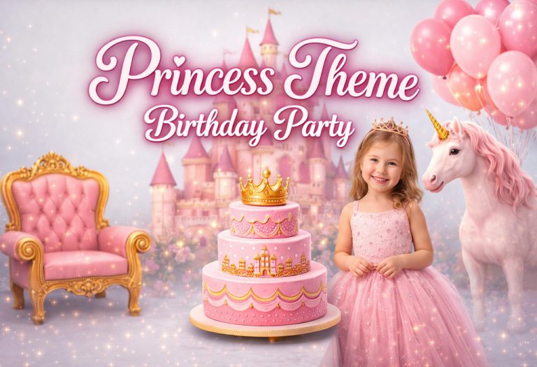 Princess Theme Birthday Party - Decorations, Games and Food Ideas