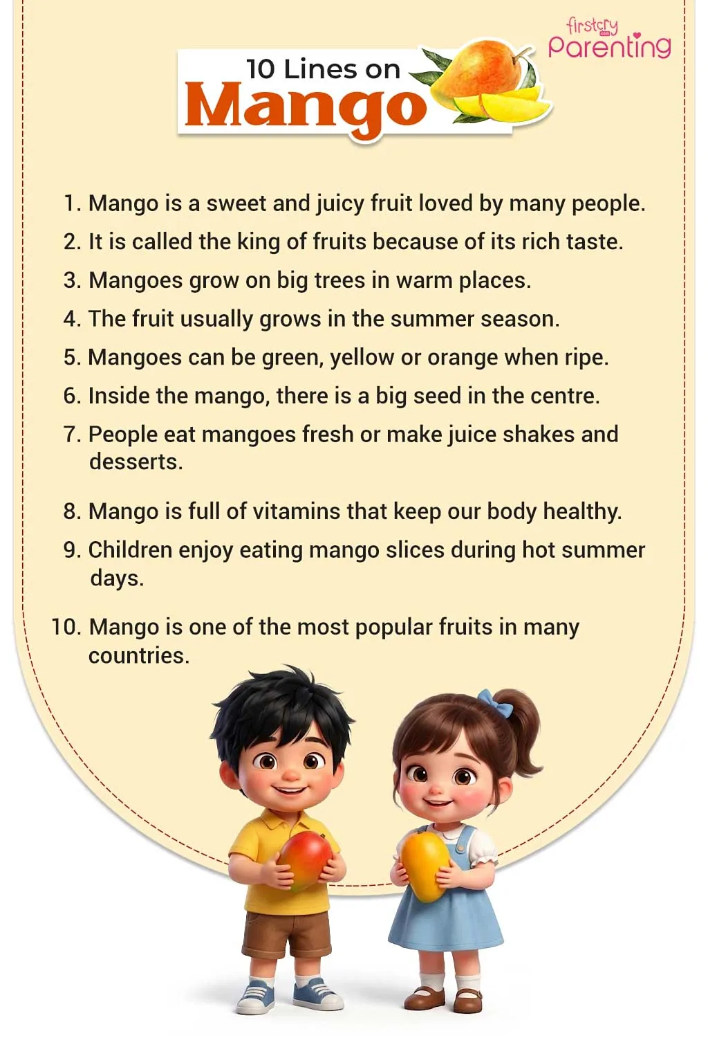 10 Lines on Mango 10 Lines on Mango