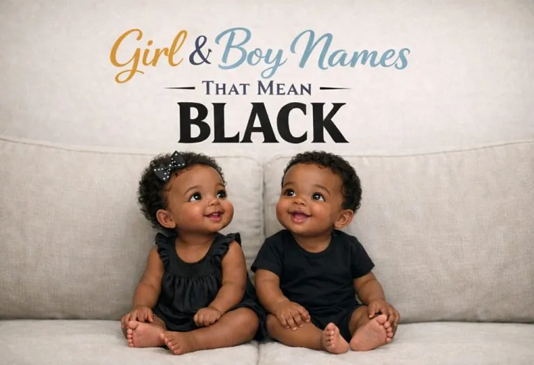 100 Names That Mean Black for Boys and Girls
