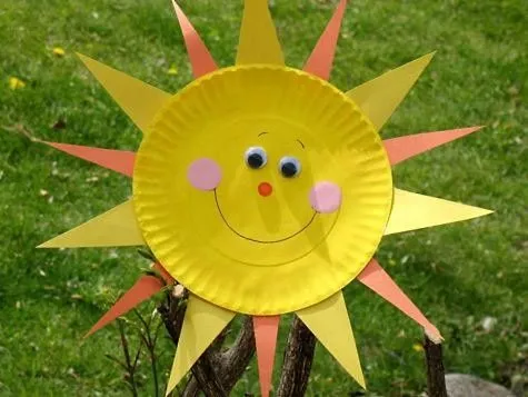 Paper Plate Sun Craft Paper Plate Sun Craft