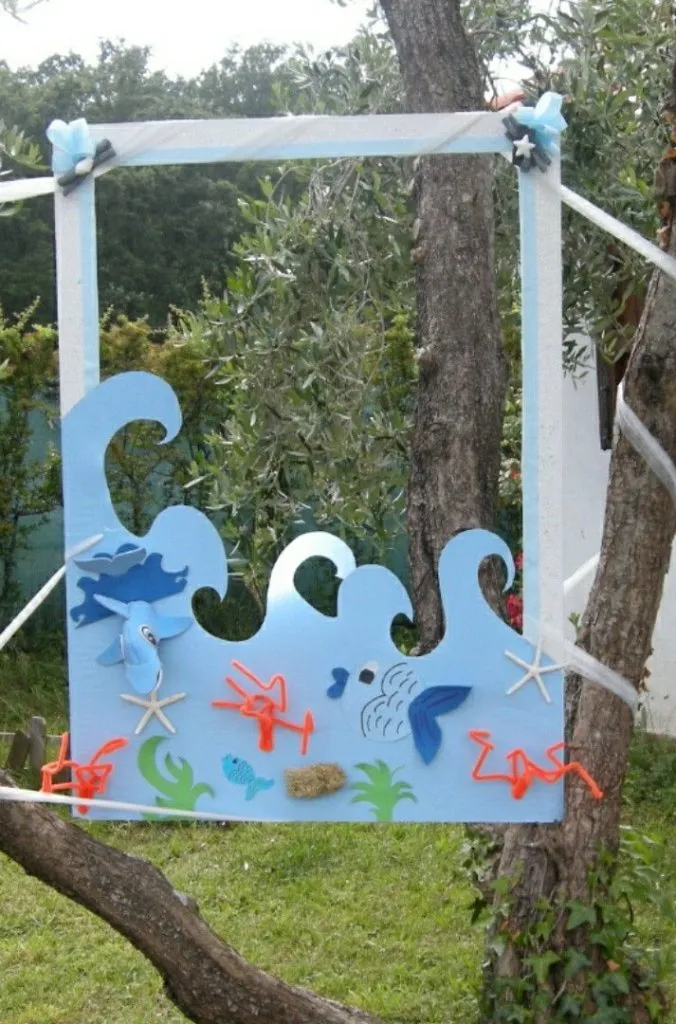 ocean-style backdrop