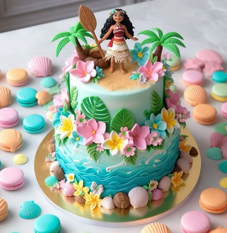 Moana Character Cake